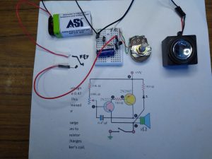CW Practice Oscillator astable multivibrator