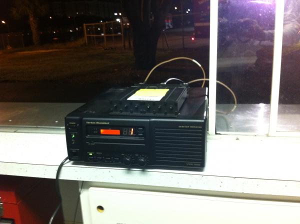 The Motorola repeater on 70 cm that we hooked up for the race officials. Between this and the ham radios, we had the entire route covered!