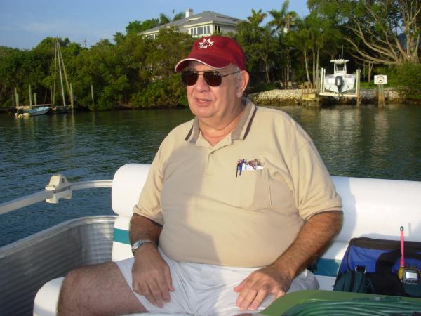 Bill enjoying the sunshine