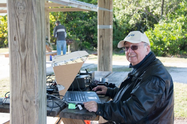 Vic at the PSK keyboard