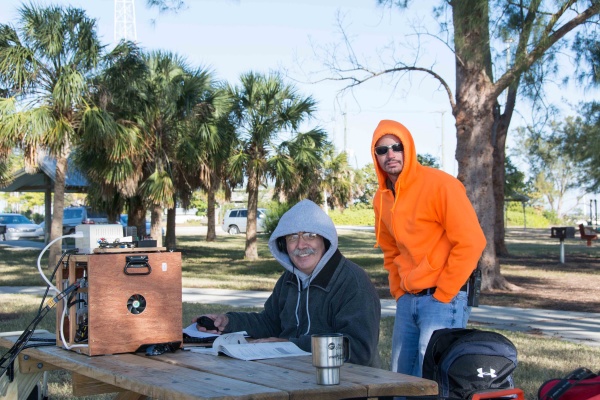 Den and Dave.. a 'little chilly'.