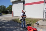 Rich getting ready to climb