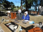 Net & Den Keeping Warm!