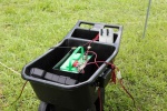N9US ran solar charged battery power