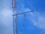 Support arm closeup