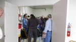 The equipment room where the gateway will be located
