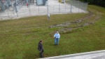 Steve, Guy and David helpin in the back of the building