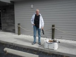 Harvey guarding the SGC SG-230 Coupler weather dome