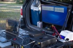 Gary WB9AYD's very neat tailgate digital station